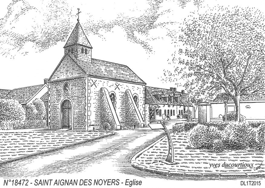 N 18472 - ST AIGNAN DES NOYERS - glise